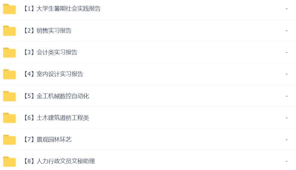 1000份實習報告模板，再也不用為實習報告發愁了?。ńㄗh收藏）插圖1