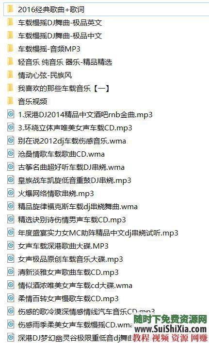 320K無損車載流行MP3音樂舞曲+MP4視頻神曲，共42G幾千首打包分享_趣資料教程資源插圖19