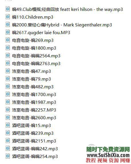 320K無損車載流行MP3音樂舞曲+MP4視頻神曲，共42G幾千首打包分享_趣資料教程資源插圖20