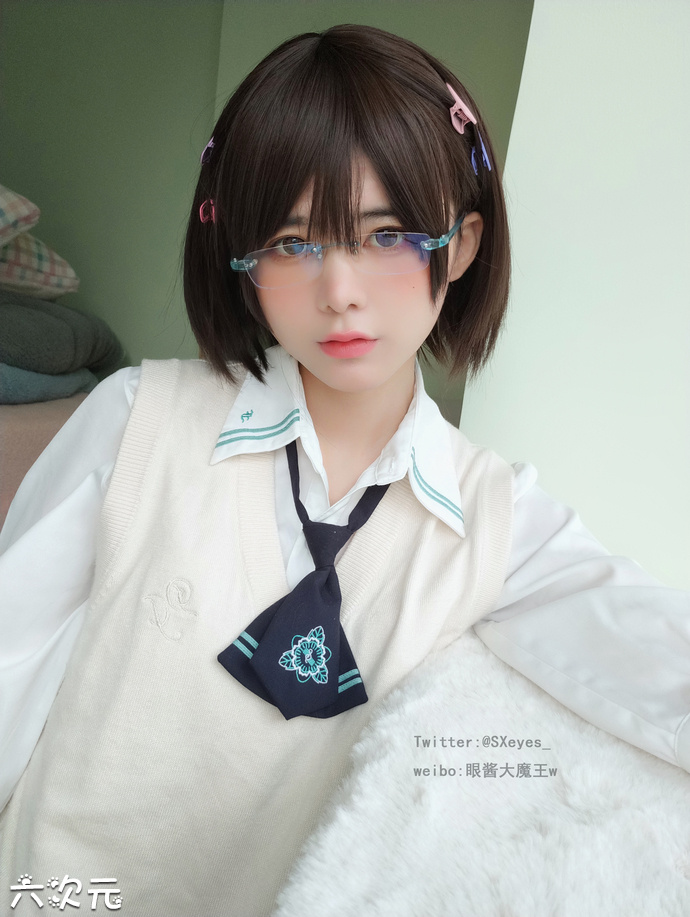 少女感滿滿！眼醬大魔王COS攝影作品圖包合集68套插圖