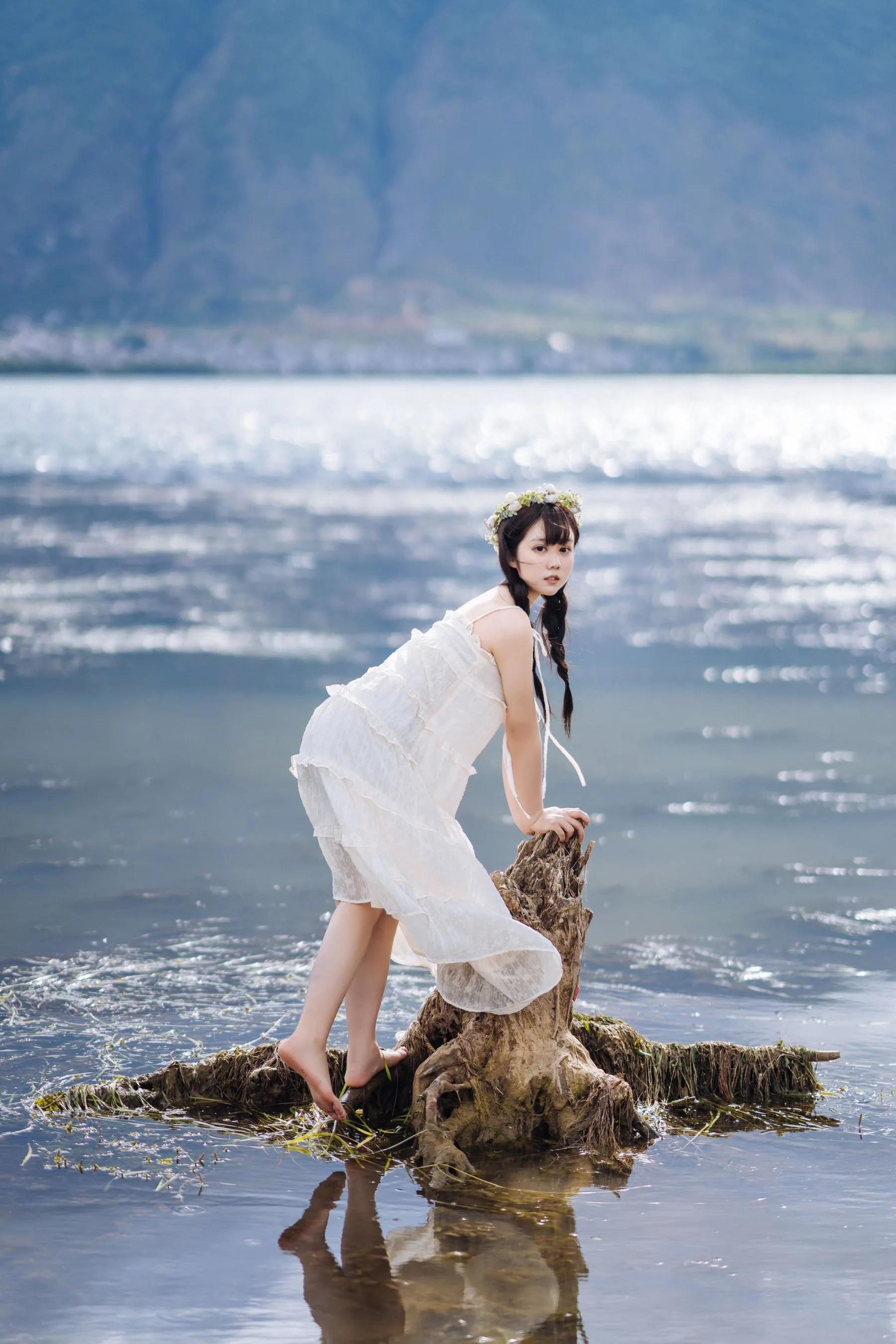 喵糖映畫 海邊姑娘（鏡醬）純色白裙，嚶嚶嚶插圖16