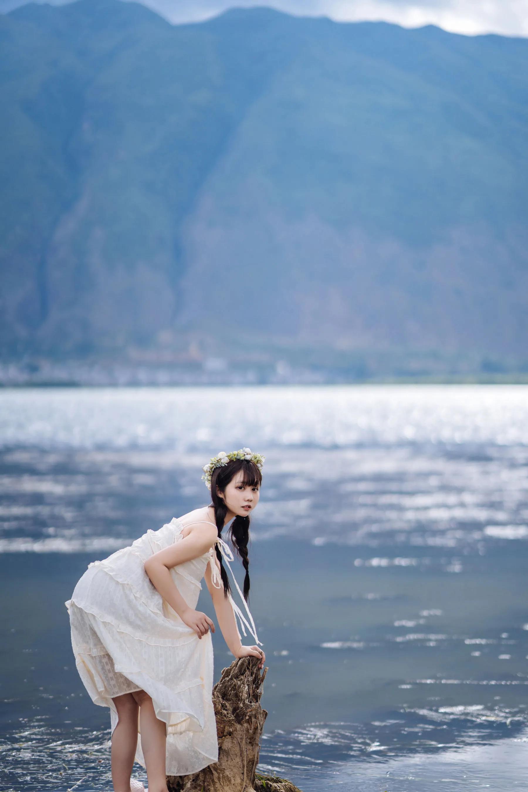 喵糖映畫 海邊姑娘（鏡醬）純色白裙，嚶嚶嚶插圖17