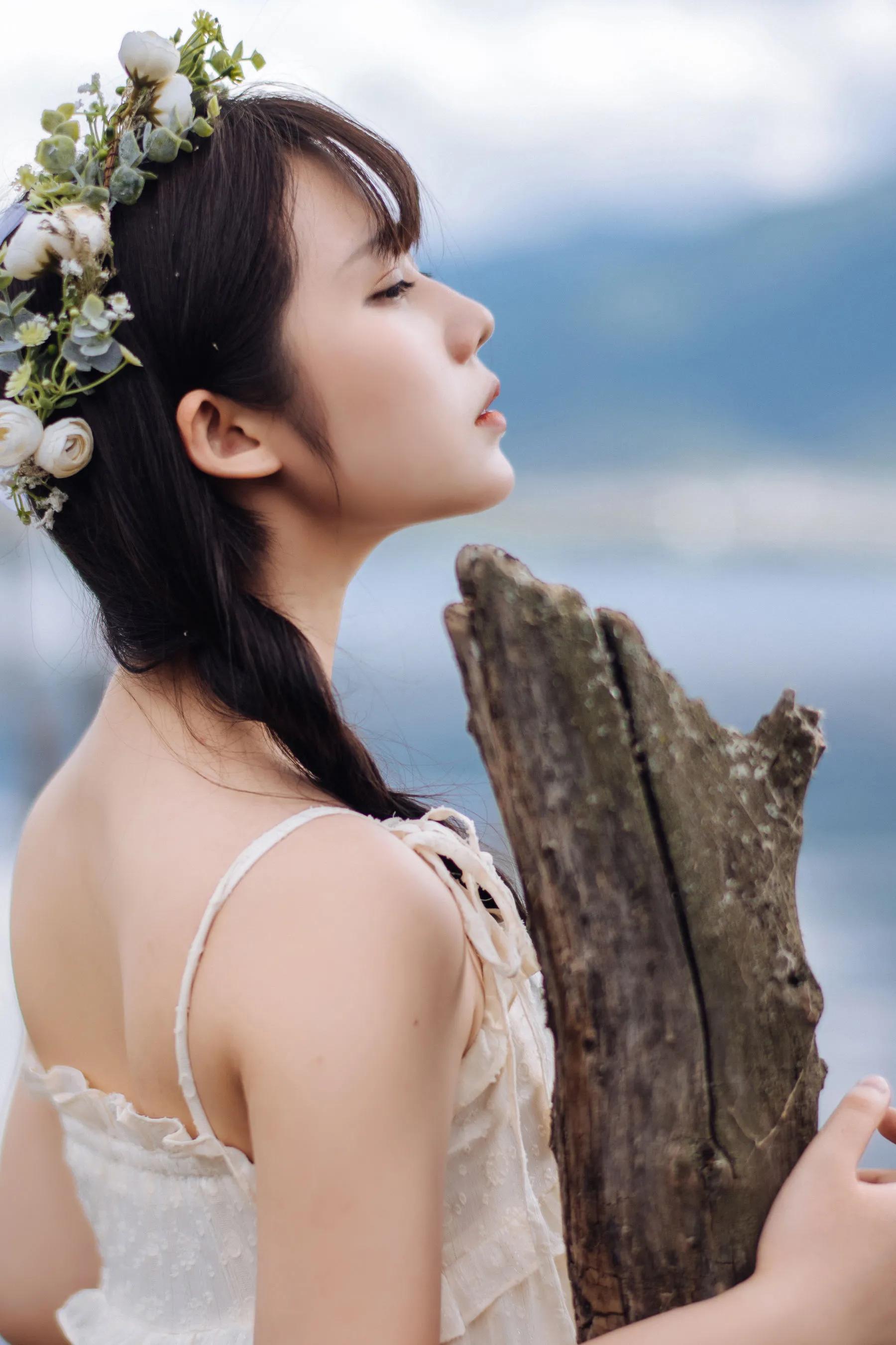 喵糖映畫 海邊姑娘（鏡醬）純色白裙，嚶嚶嚶插圖6