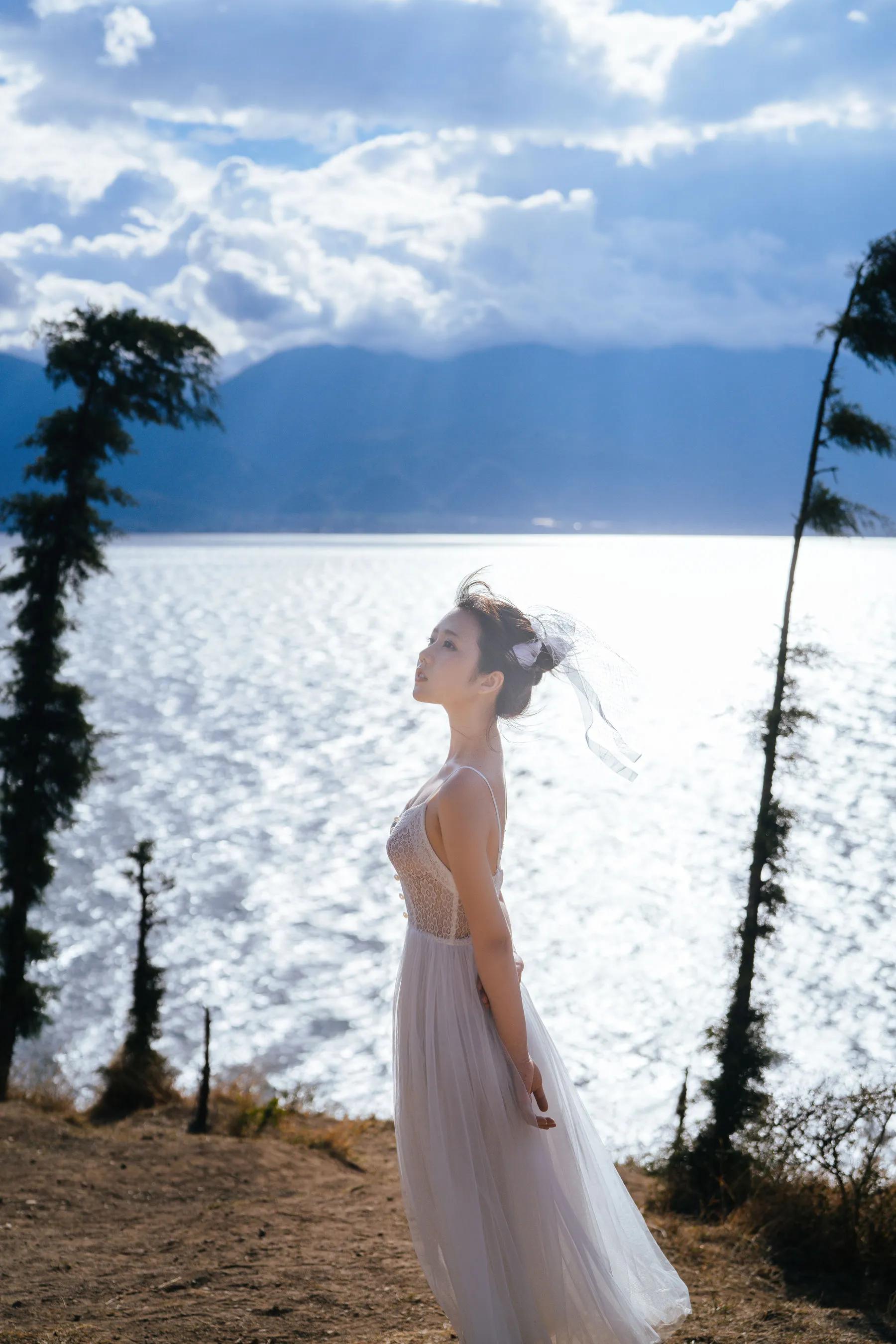 喵糖映畫 海邊姑娘（鏡醬）純色白裙，嚶嚶嚶插圖35
