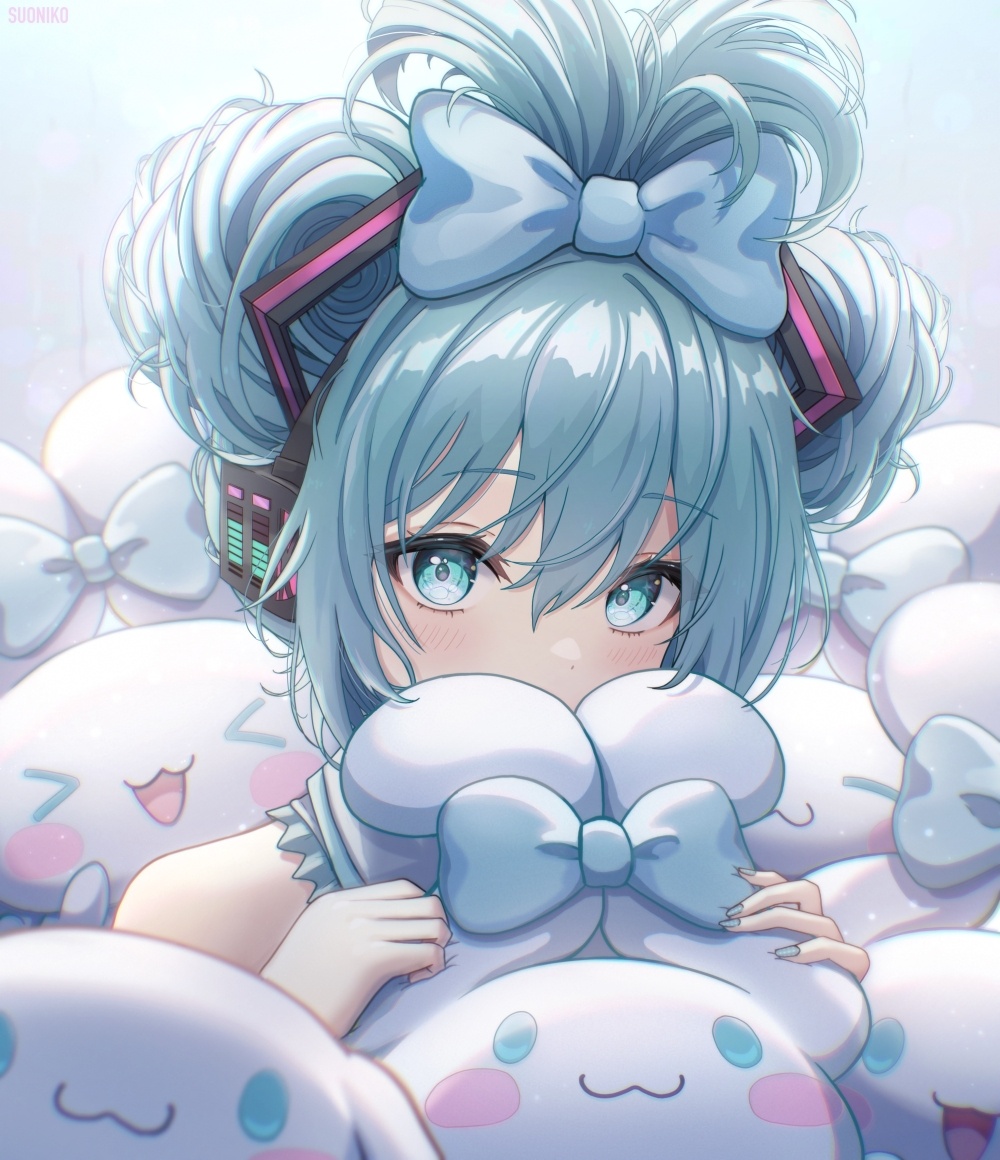 萌萌的玉桂狗初音未來組合登場，雙倍的萌萌氣息超治愈插圖11