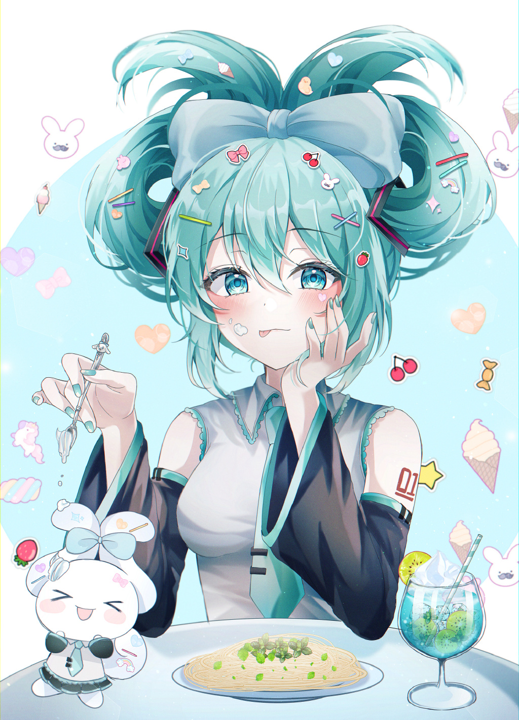 萌萌的玉桂狗初音未來組合登場，雙倍的萌萌氣息超治愈插圖14