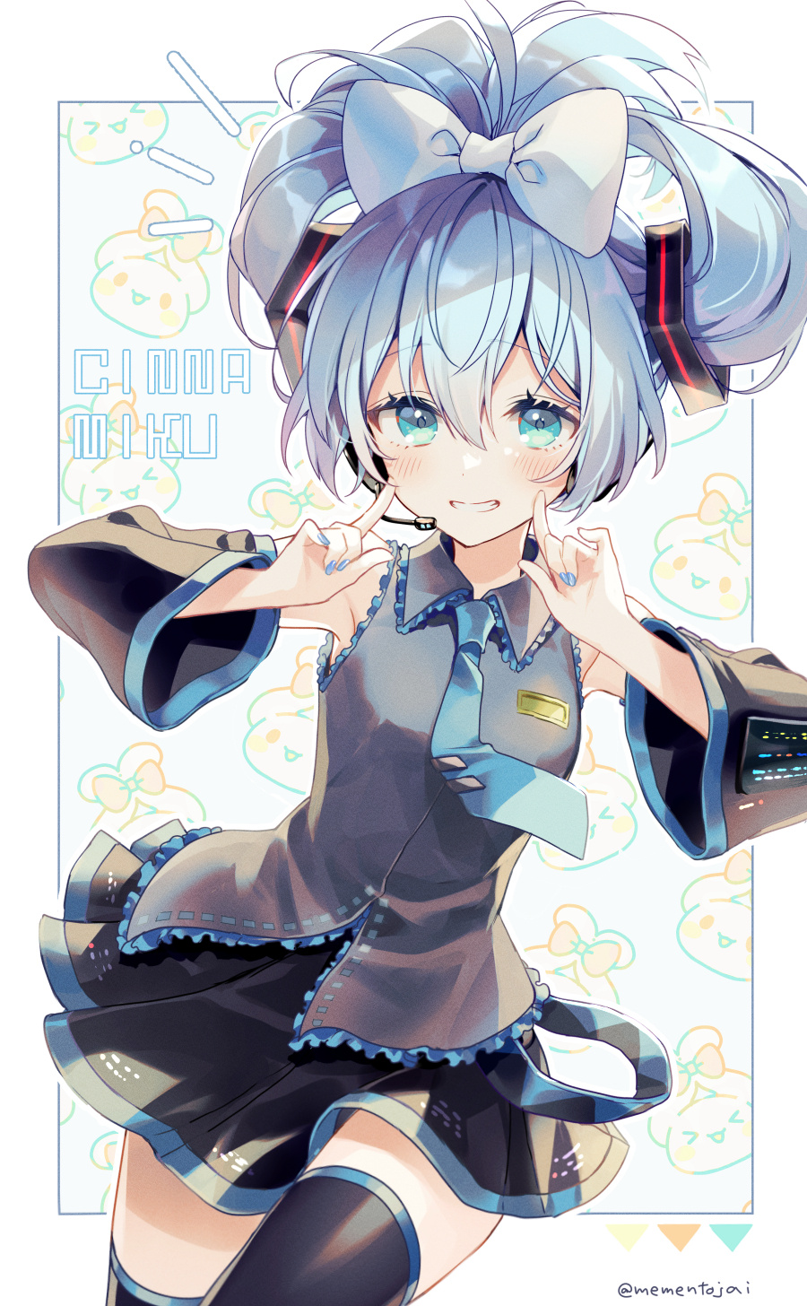 萌萌的玉桂狗初音未來組合登場，雙倍的萌萌氣息超治愈插圖20