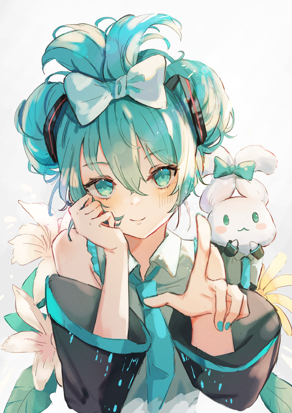 萌萌的玉桂狗初音未來組合登場，雙倍的萌萌氣息超治愈插圖15