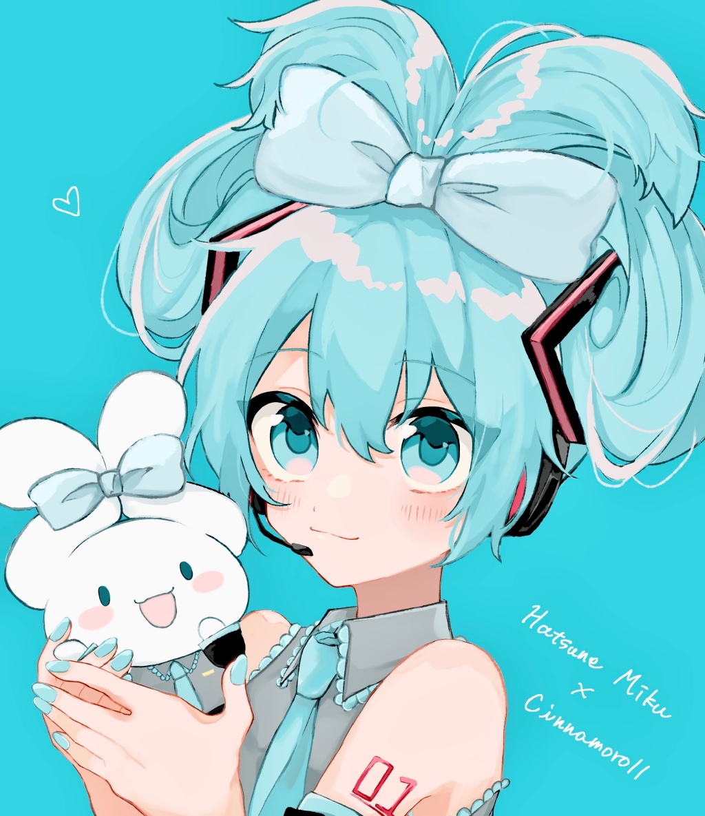 萌萌的玉桂狗初音未來組合登場，雙倍的萌萌氣息超治愈插圖3