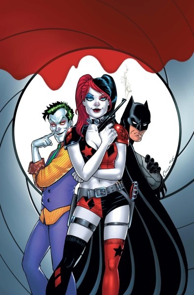 DC漫畫英雄 哈莉·奎茵（Harley Quinn、哈琳·奎澤爾）插圖