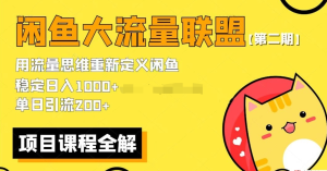 第二期最新閑魚大流量聯盟騷玩法，單日引流200百度網盤插圖