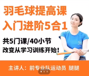 腿腿·羽毛球5合1精品課百度網盤插圖 腿腿·羽毛球5合1精品課百度網盤插圖