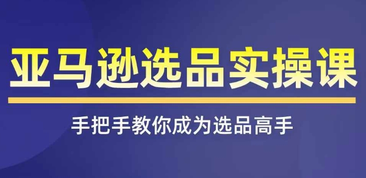 亞馬遜選品實操課程，快速掌握亞馬遜選品的技巧，覆蓋亞馬遜選品所有渠道插圖