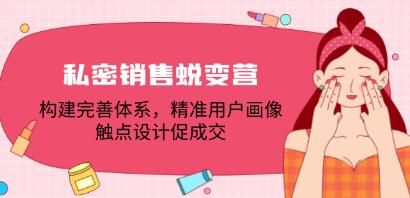 《私密銷售蛻變營》建完善體系，精準用戶畫像，觸點設計促成交插圖